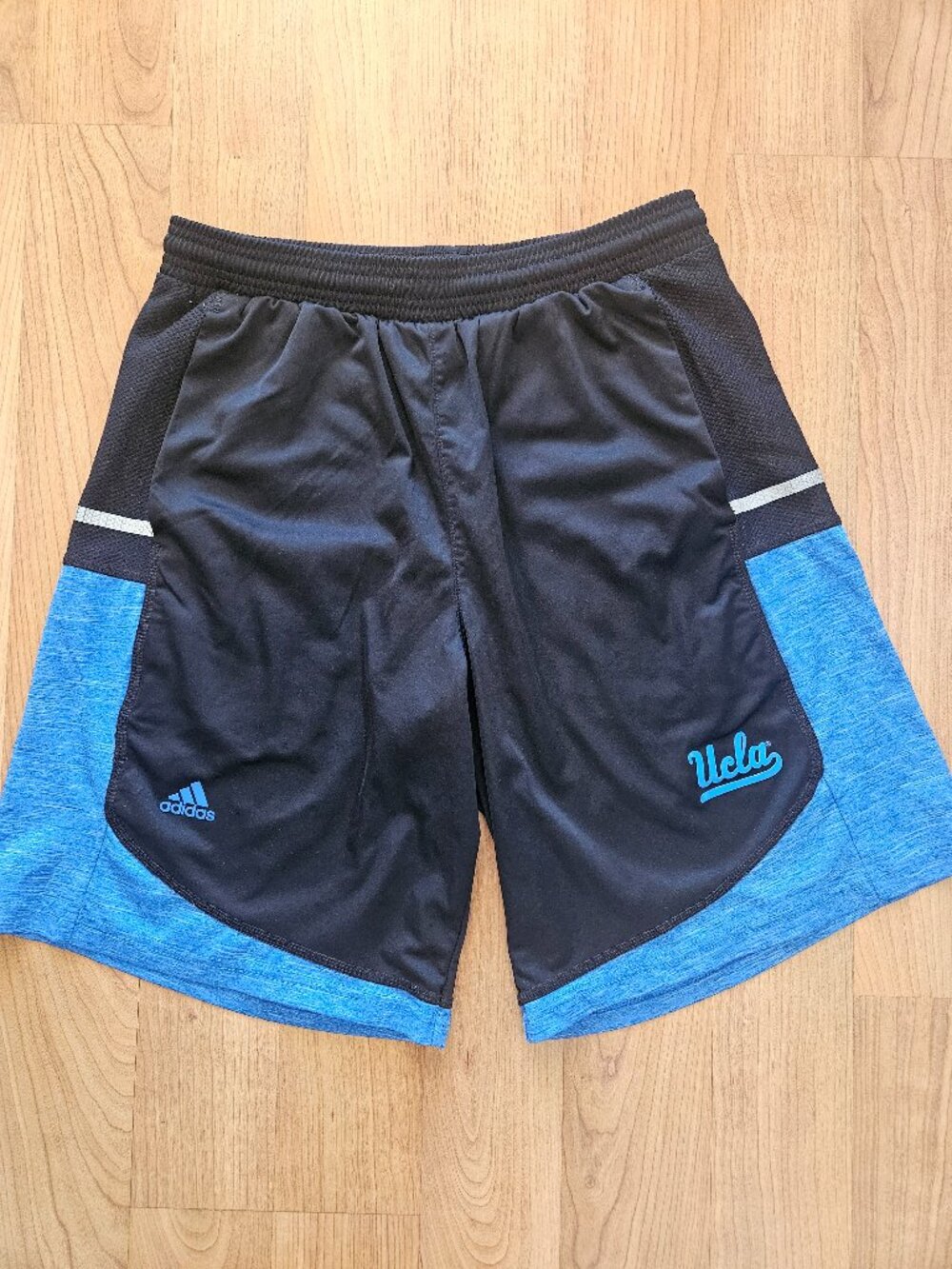 Adidas Climalite UCLA Black and Blue Athletic/Basketball Shorts - Size Medium